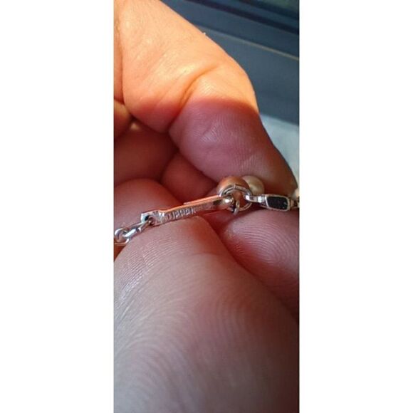 VTG Peach Pink Faux Pearl Silk Wrapped Bead Double Strand Choker Necklace Japan - Picture 5 of 6